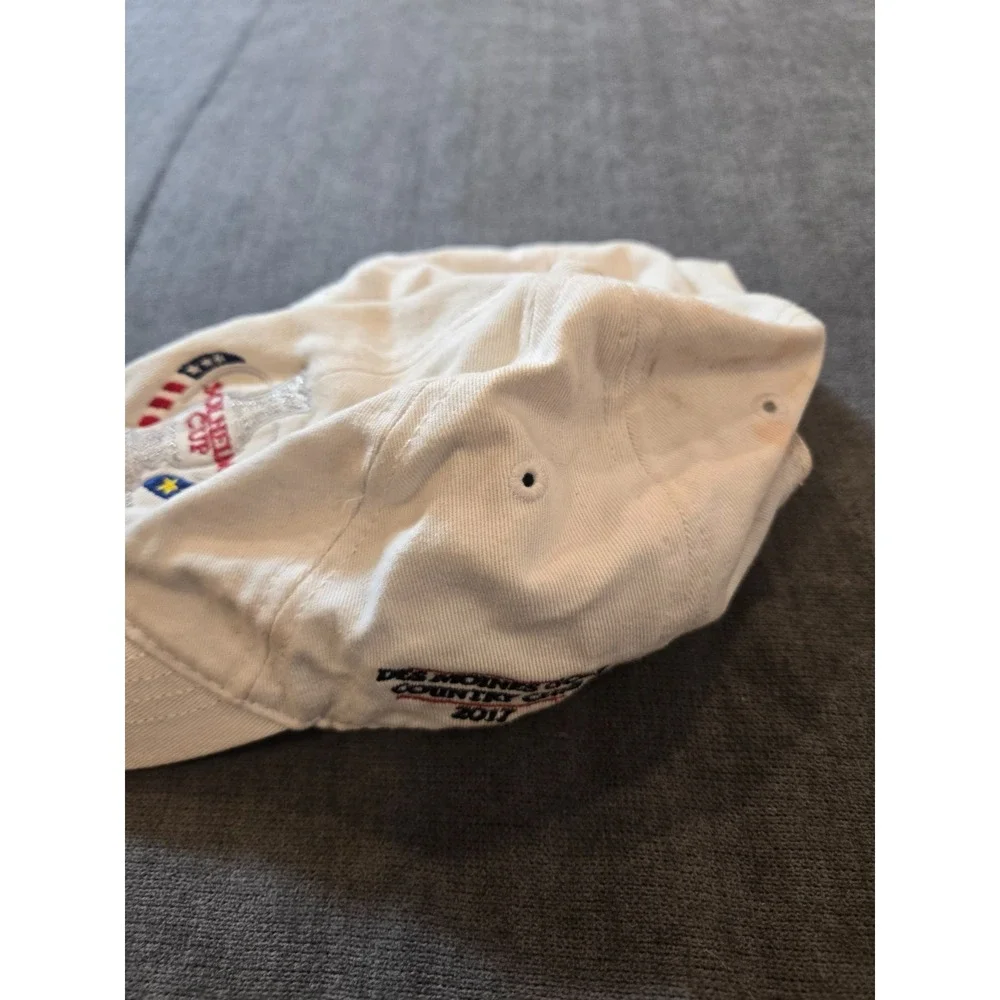Solheim Cup Golf Hat White Multi-Signed Autographed LPGA Team USA Europe Cap